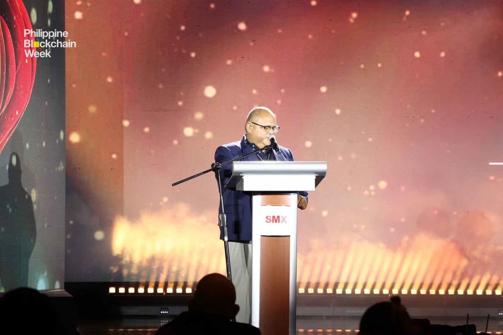 Ferdie James Nervida at the Philippine Block Awards during Philippine Blockchain Week 2026